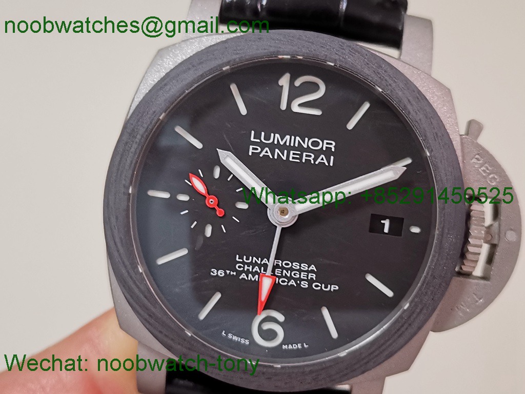 Replica Panerai PAM1096 Luna Rossa GMT Titanium VSF Best SuperCLone P9011