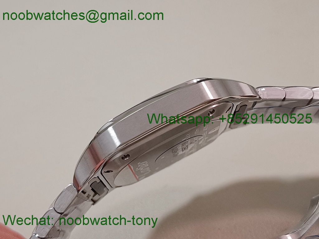 Replica Cartier Santos 35mm BVF 1:1 Best SuperClone Brown Dial SmartLinks V2 (Free Leather Strap)