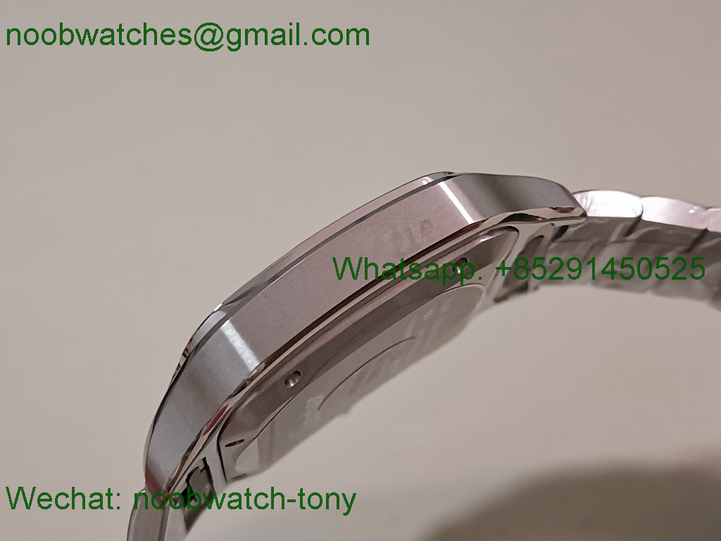 Replica Cartier Santos Mens XL Green Dial BVF Best SuperClone Steel Bracelet