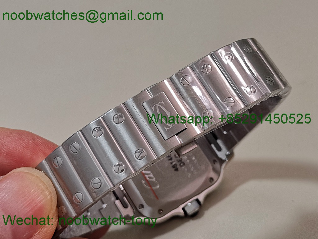 Replica Cartier Santos 35mm Green Dial BVF SuperClone Best MY9039