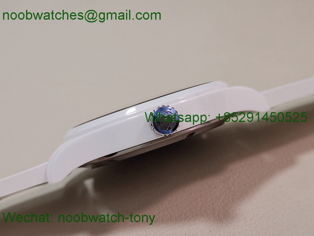 Replica IWC Top Gun Lake Tahoe White Ceramic Black Dial M+F Best SuperClone 