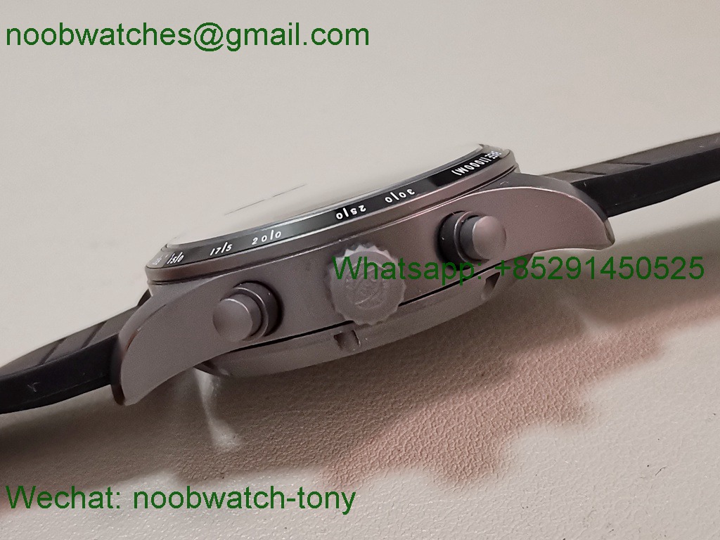 Replica IWC Pilot Chrono AMG IW388305 Sandblasting BLS Best SuperClone Black Dial 