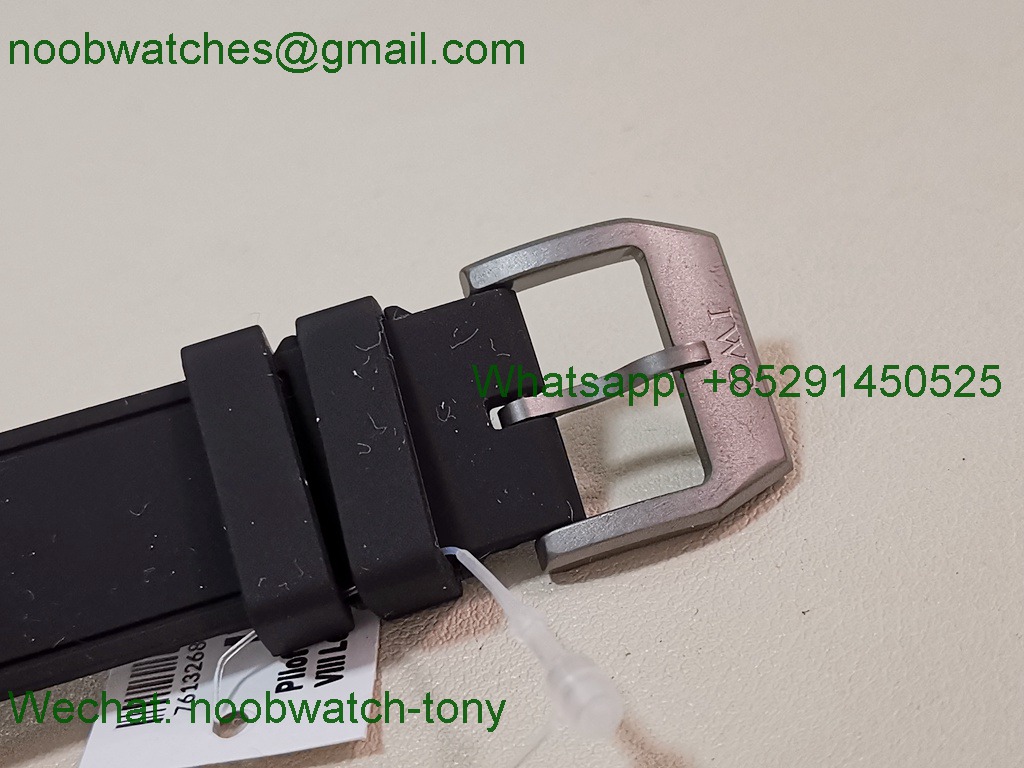 Replica IWC Pilot Chrono AMG IW388305 Sandblasting BLS Best SuperClone Black Dial 