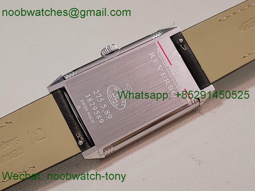 Replica Jaeger Lecoultre Reverso Tribute Green Dial on Leather MGF SuperClone Bes t A854A