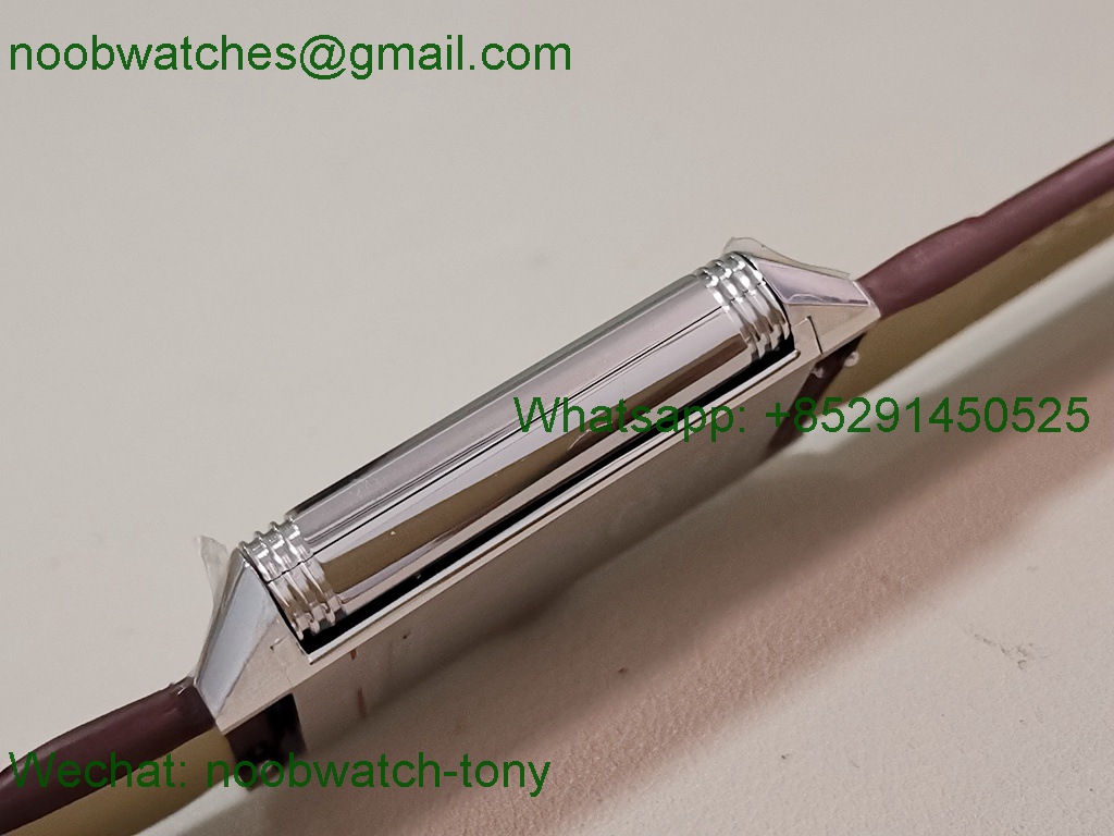 Replica Jaeger Lecoultre Reverso Tribute Red Dial on Leather MGF SuperClone Bes t A854A