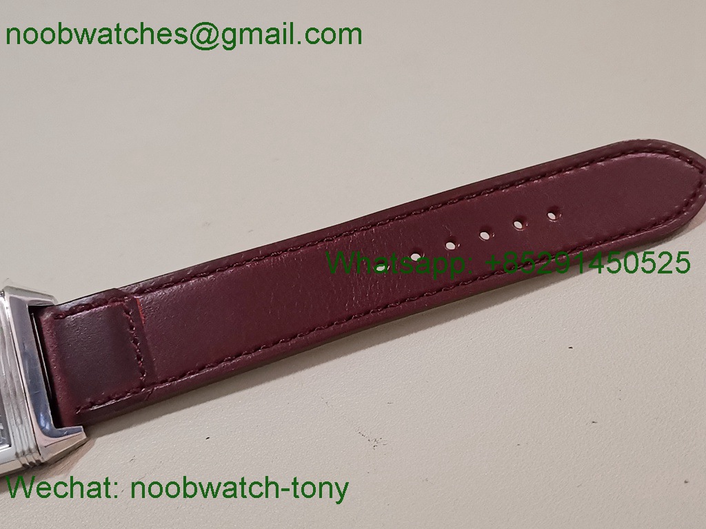 Replica Jaeger Lecoultre Reverso Tribute Red Dial on Leather MGF SuperClone Bes t A854A