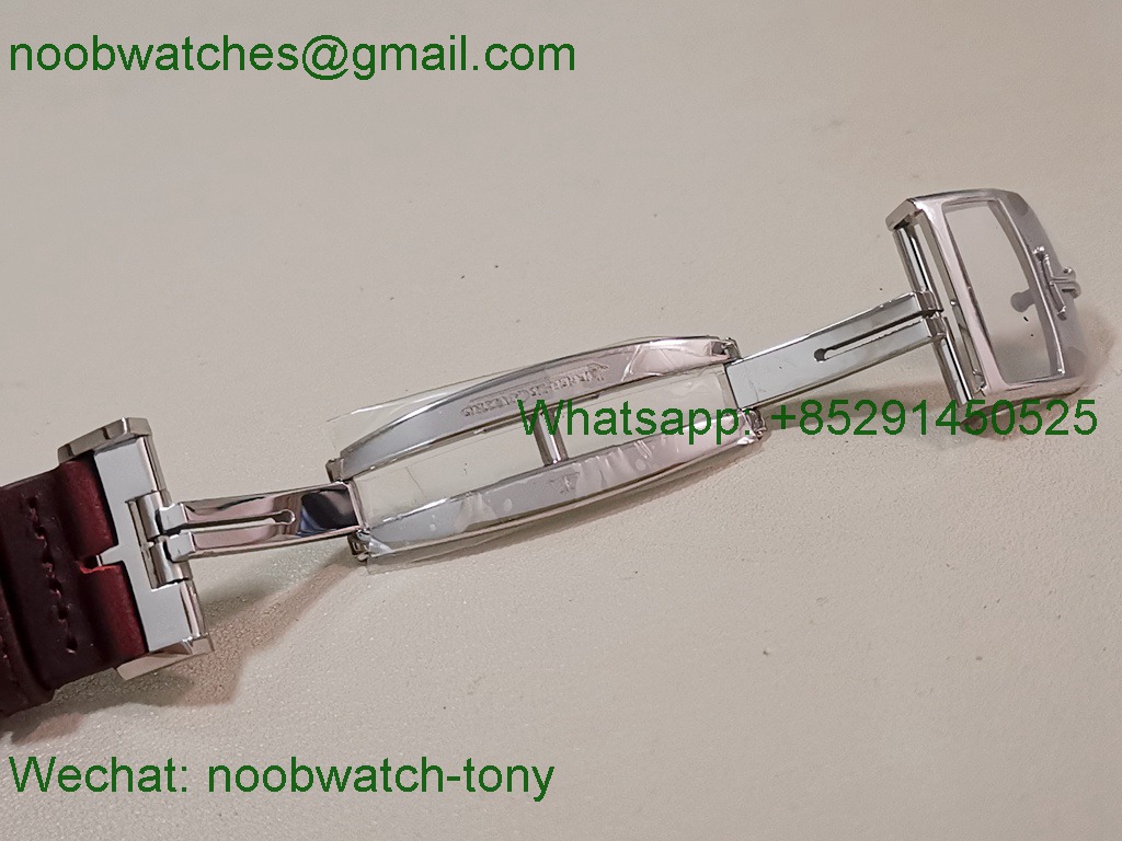 Replica Jaeger Lecoultre Reverso Tribute Red Dial on Leather MGF SuperClone Bes t A854A