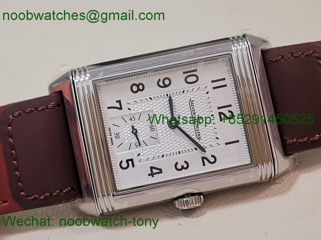 Replica Jaeger Lecoultre Reverso Tribute White Black Dial Double Face MGF SuperClone Bes t A854A