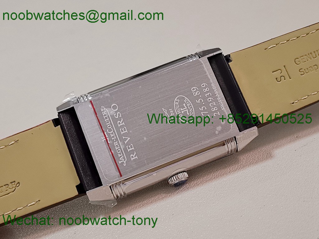 Replica Jaeger Lecoultre Reverso Tribute White Black Dial Double Face MGF SuperClone Bes t A854A