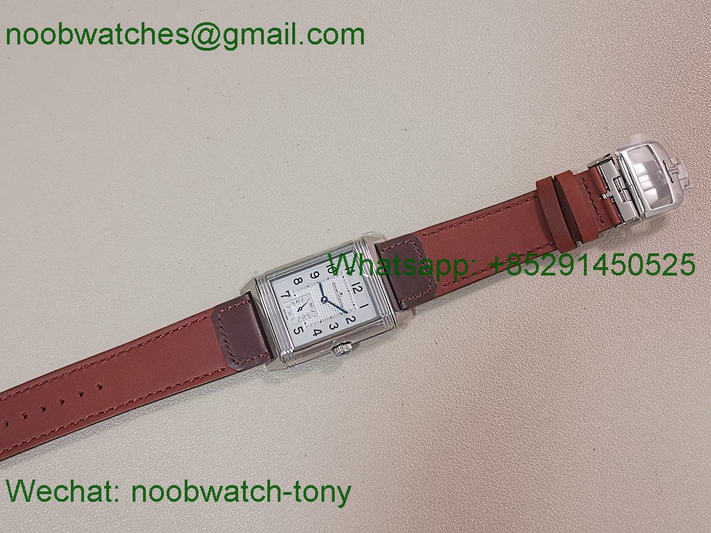 Replica Jaeger Lecoultre Reverso Tribute White Black Dial Double Face MGF SuperClone Bes t A854A