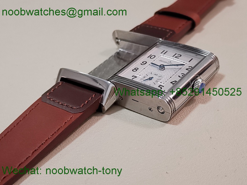 Replica Jaeger Lecoultre Reverso Tribute White Black Dial Double Face MGF SuperClone Bes t A854A