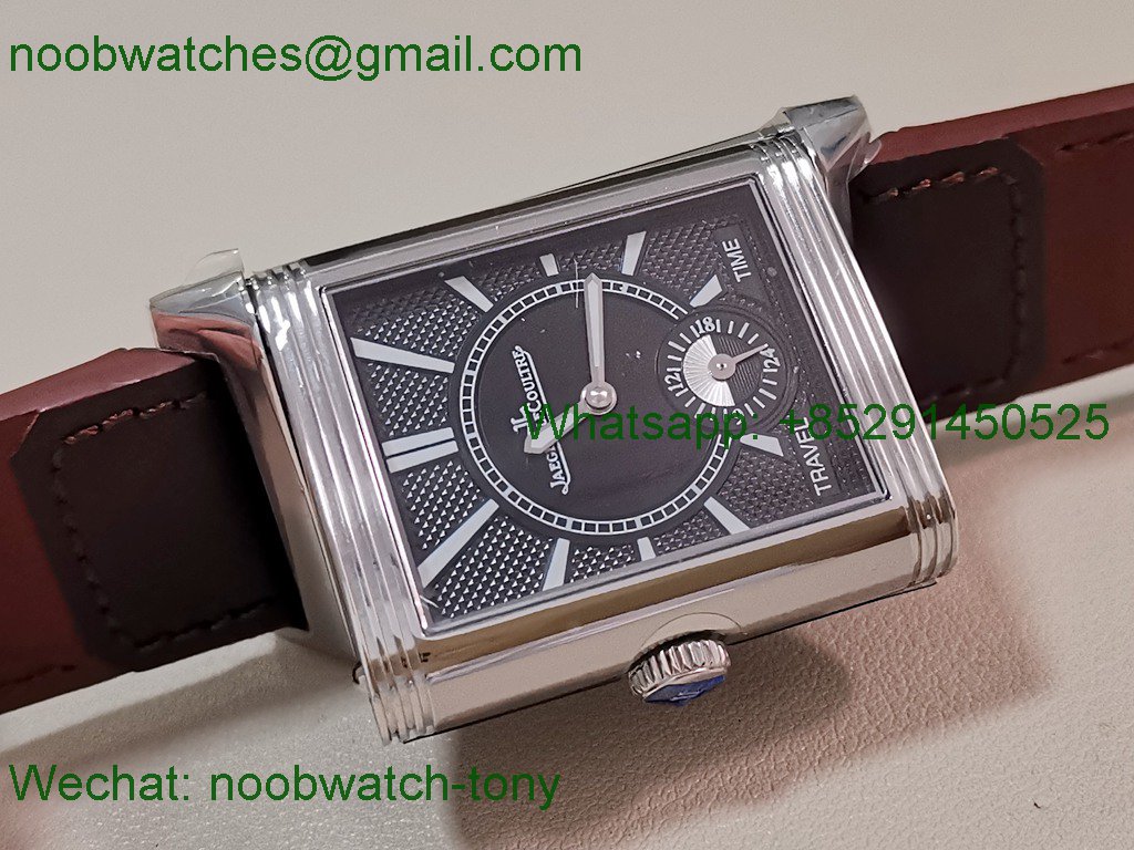 Replica Jaeger Lecoultre Reverso Tribute White Black Dial Double Face MGF SuperClone Bes t A854A
