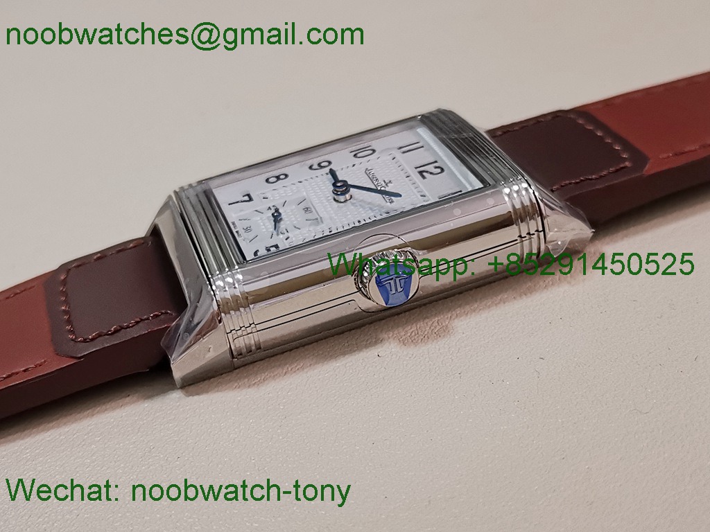 Replica Jaeger Lecoultre Reverso Tribute White Black Dial Double Face MGF SuperClone Bes t A854A