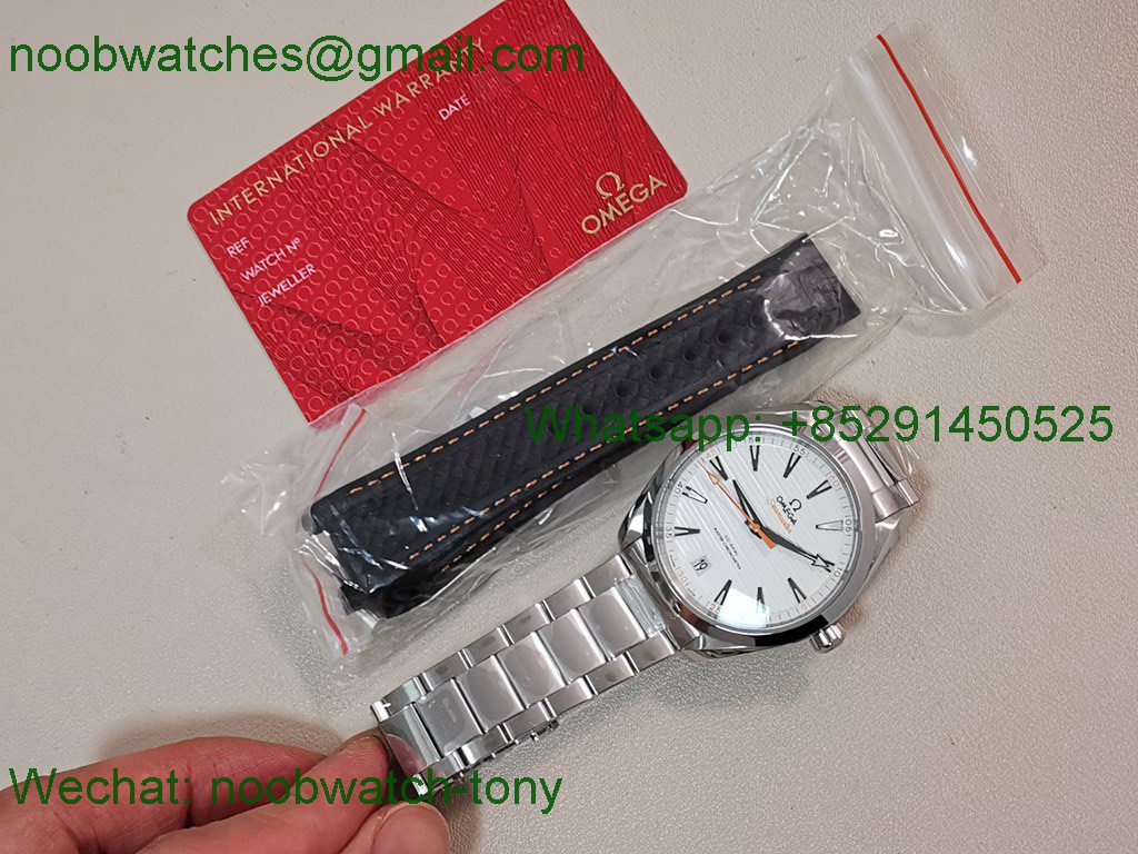 Replica OMEGA Aqua Terra 150M Master VSF 1:1 SuperClone Best White Dial Orange 8900