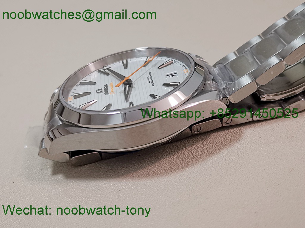 Replica OMEGA Aqua Terra 150M Master VSF 1:1 SuperClone Best White Dial Orange 8900