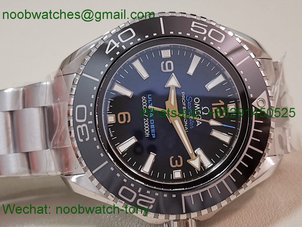 Replica OMEGA Seamaster 6000M Ultra Deep VSF 1:1 Best SuperClone Deep Blue Dial 8912