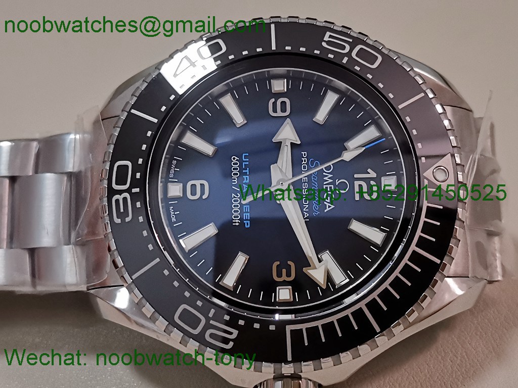 Replica OMEGA Seamaster 6000M Ultra Deep VSF 1:1 Best SuperClone Deep Blue Dial 8912
