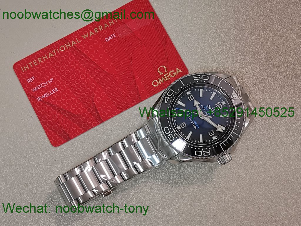 Replica OMEGA Seamaster 6000M Ultra Deep VSF 1:1 Best SuperClone Deep Blue Dial 8912