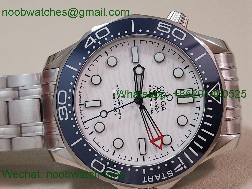 Replica OMEGA Seamaster Diver 300M Americas Cup V4 VSF 1:1 Best SuperClone White Dial 8800