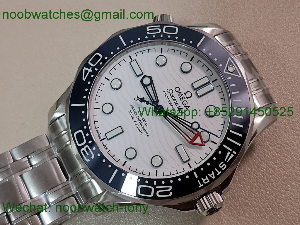Replica OMEGA Seamaster Diver 300M Americas Cup V4 VSF 1:1 Best SuperClone White Dial 8800