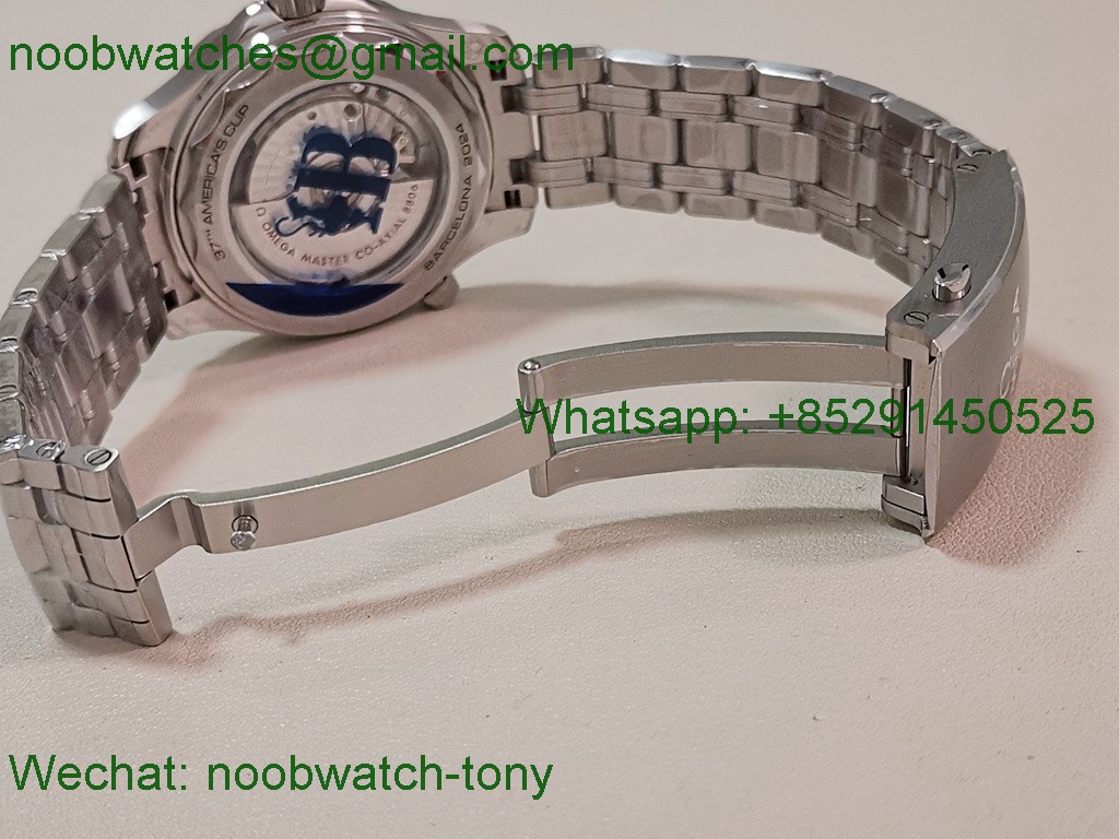 Replica OMEGA Seamaster Diver 300M Americas Cup V4 VSF 1:1 Best SuperClone White Dial 8800