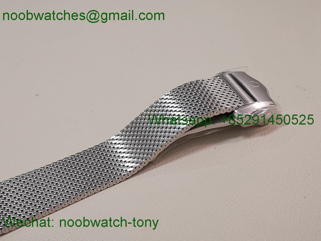 Replica OMEGA Seamaster 300M Diver Orange VSF 1:1 Best SuperClone Black Dial Mesh Bracelet 8806