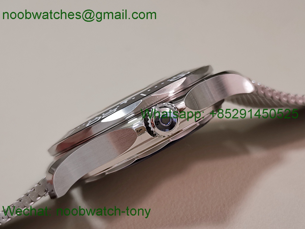 Replica OMEGA Seamaster 300M Diver Orange VSF 1:1 Best SuperClone Black Dial Mesh Bracelet 8806