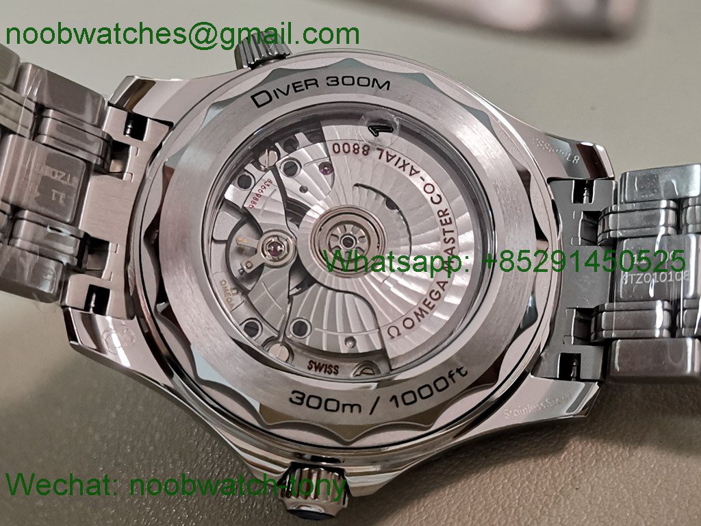 Replica OMEGA Seamaster Diver 300M Blue V4 VSF 1:1 Best SuperClone 8800