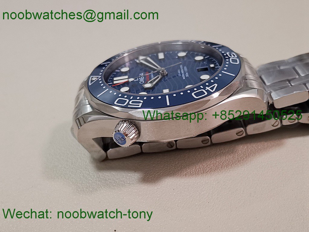 Replica OMEGA Seamaster Diver 300M Blue V4 VSF 1:1 Best SuperClone 8800