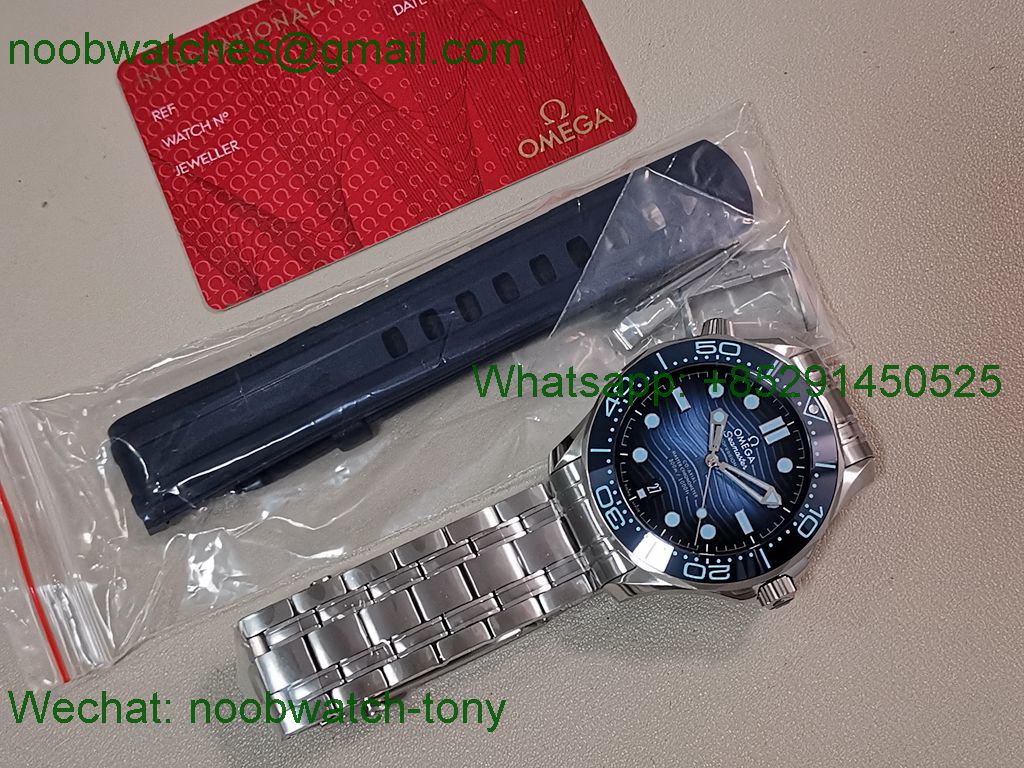 Replica OMEGA Seamaster Diver 300M V4 VSF 1:1 Best SuperClone Summer Blue Dial 8800
