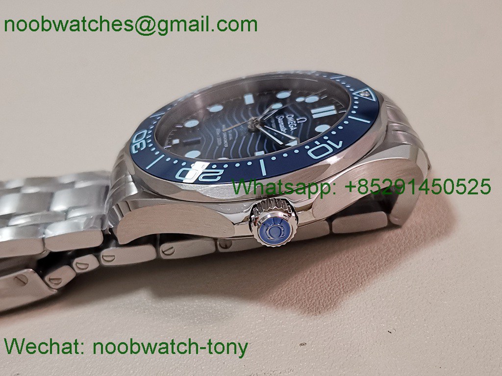 Replica OMEGA Seamaster Diver 300M V4 VSF 1:1 Best SuperClone Summer Blue Dial 8800
