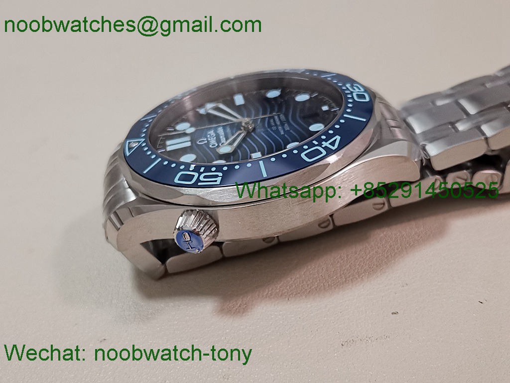 Replica OMEGA Seamaster Diver 300M V4 VSF 1:1 Best SuperClone Summer Blue Dial 8800