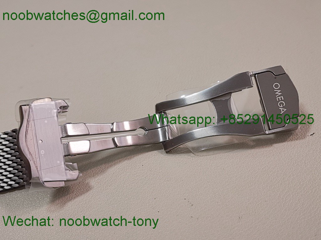 Replica OMEGA Seamaster 300 No Time to Die Titanium V7 VSF 1:1 Best SuperClone 8806 (Free Nato)