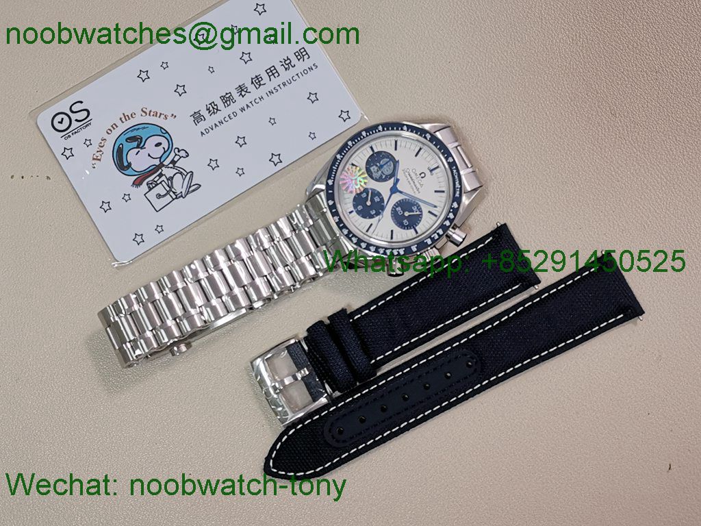 Replica OMEGA Speedmaster Silver Snoopy Award 50th Anniversary N1F 1:1 Best SuperCLone 3861