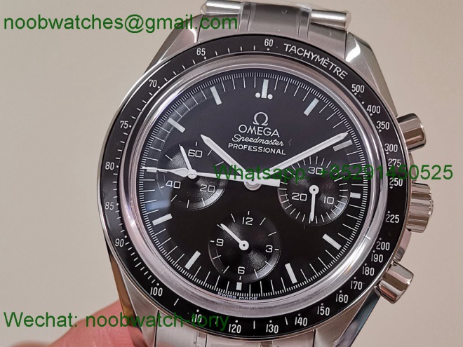 Replica OMEGA Speedmaster MoonWatch OMF Black Dial Manual Winding Chrono