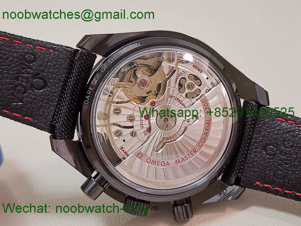 Replica OMEGA Speedmaster Dark Side of The Moon Black Ceramic N1F 1:1 Best SuperClone Nylon 9300
