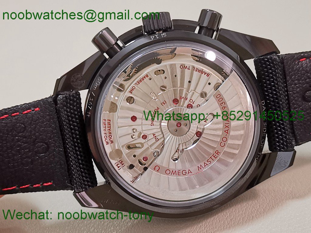 Replica OMEGA Speedmaster Dark Side of The Moon Black Ceramic N1F 1:1 Best SuperClone Nylon 9300
