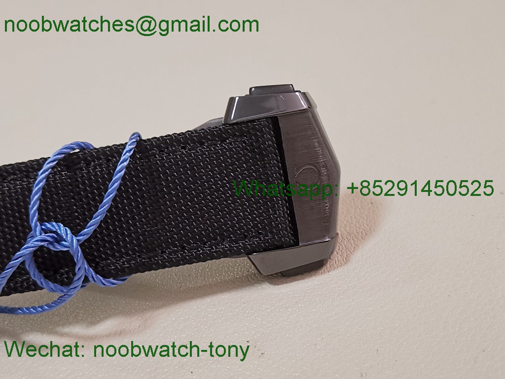 Replica OMEGA Speedmaster Dark Side of The Moon Black Ceramic N1F 1:1 Best SuperClone Nylon 9300