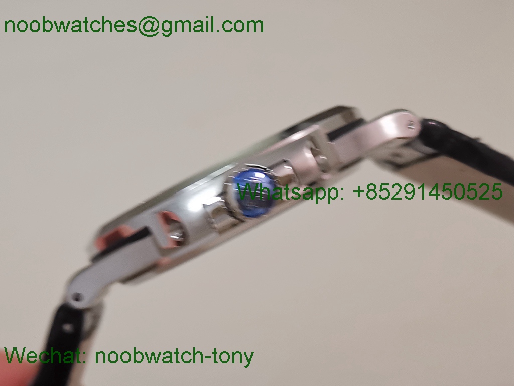 Replica Patek Philippe Nautilus 5711 BBF 1:1 Best SuperClone Silver Dial on Leather DD324