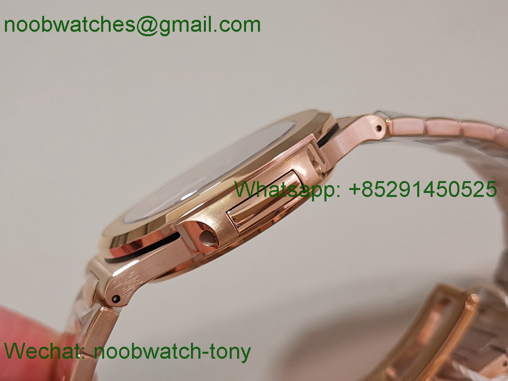 Replica Patek Philippe Nautilus 5711 Rose Gold PPF 1:1 Best SuperClone Brown Dial 330