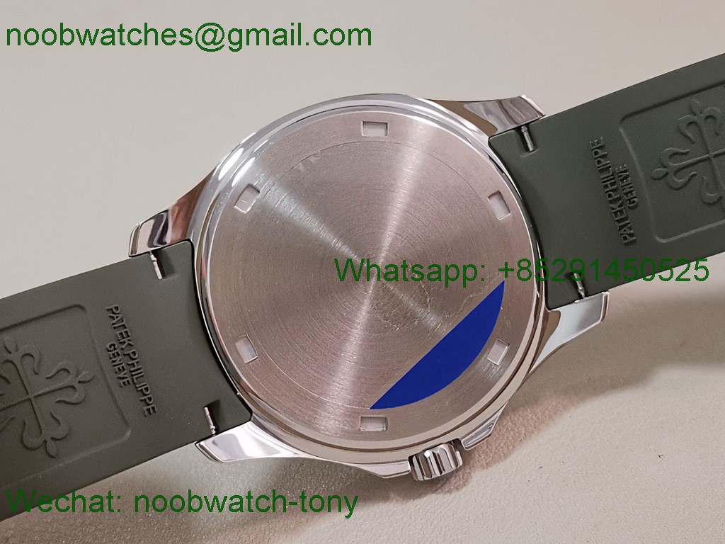 Replica Patek Philippe Aquanaut 5267 38.8mm Green Dial Diamond Bezel PPF Best SuperClone Swiss Quartz