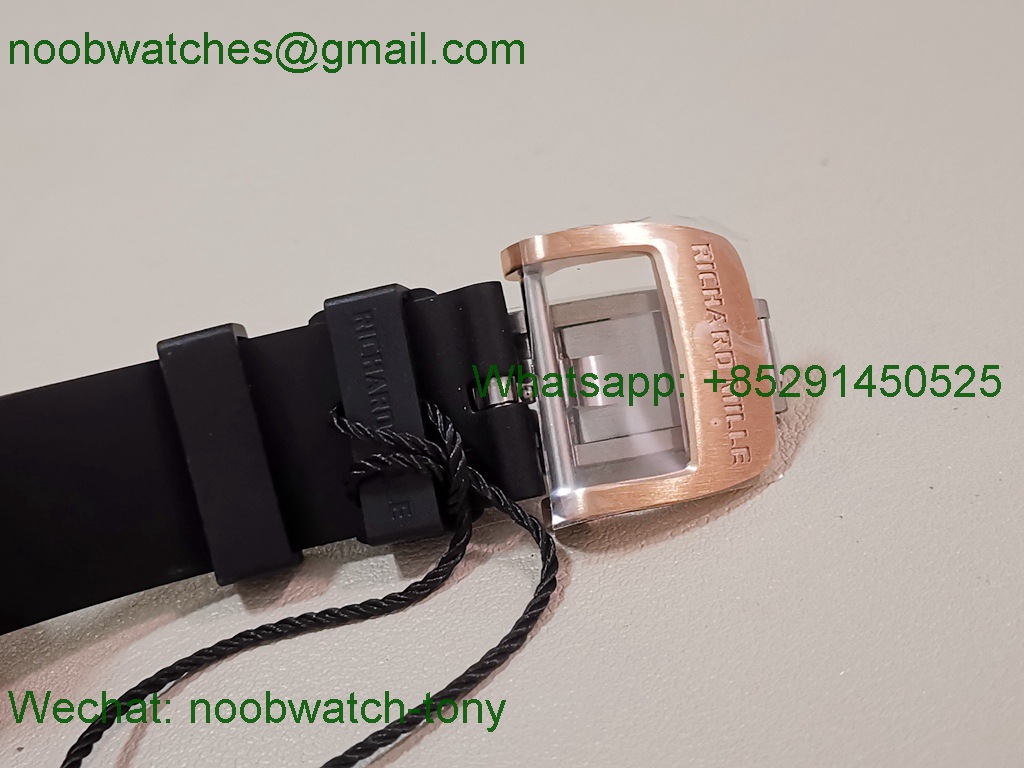 Replica Richard Mille RM07 Red Black Ceramic Rose Gold ZF SuperCLone Best Diamond CRMA2