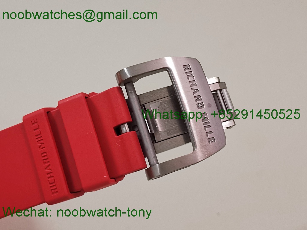 Replica Richard Mille RM035-02 Black NTPT APSF 1:1 Best SuperClone Skeleton Rubber Dandong RMAL1 (Free Sprung)