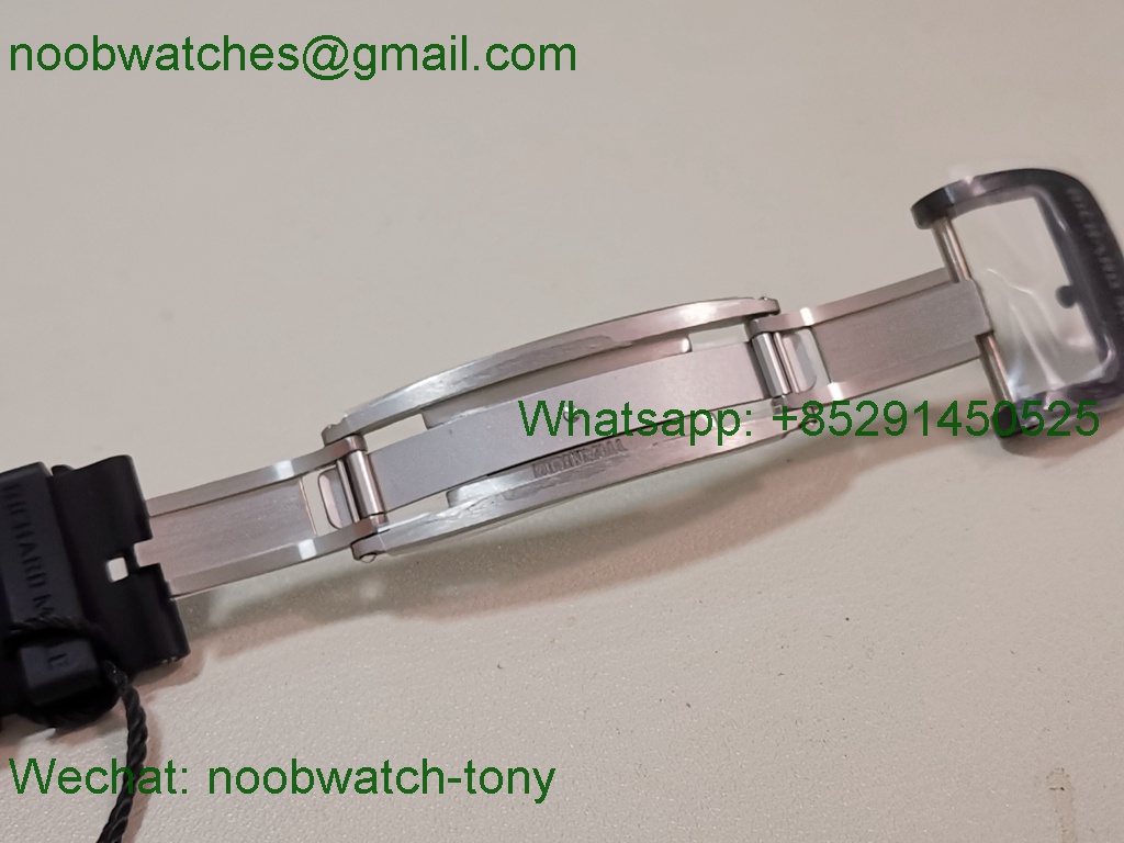 Replica Richard Mille RM061 Black Ceramic ZF 1:1 Best SuperClone On Rubber RMUL2