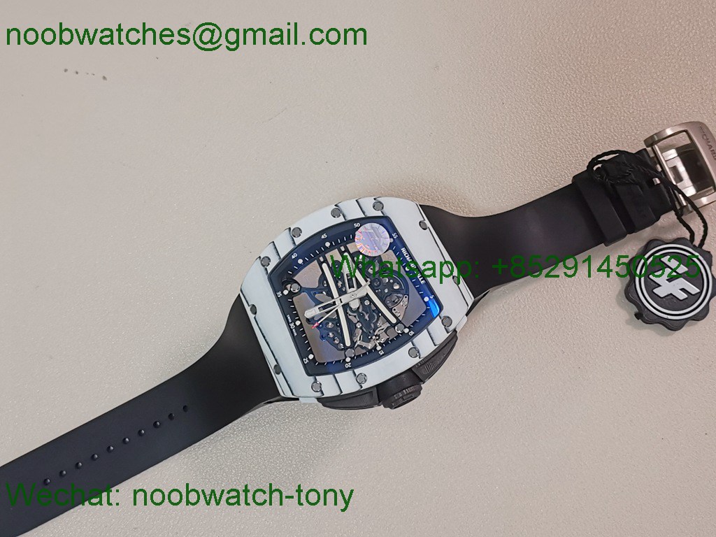 Replica Richard Mille RM061-01 Yohan Blake White NTPT Skeleton ZF RMUL2 SuperClone Best