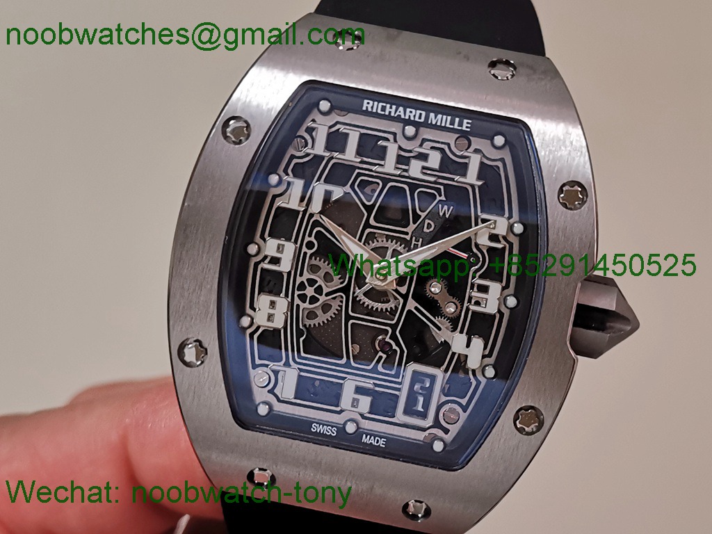 Replica Richard Mille RM67-01 Real Titanium 1:1 Best SuperClone Skeleton CRMA7