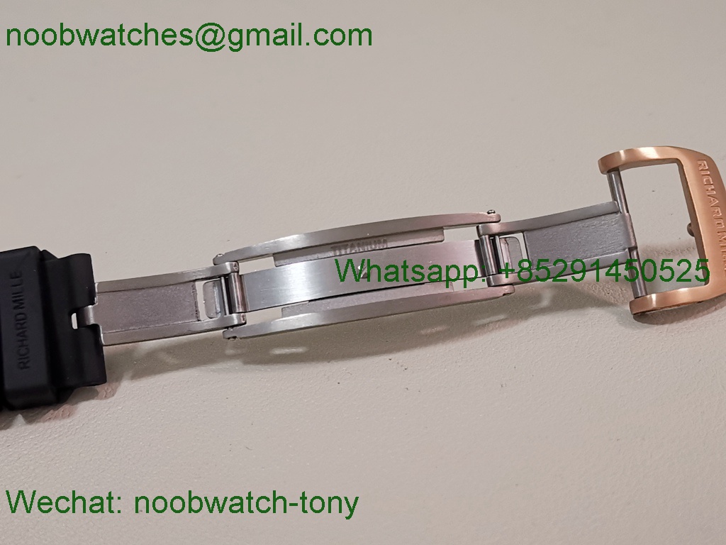 Replica Richard Mille RM67-01 Rose Gold 1:1 Best SuperClone Skeleton CRMA7