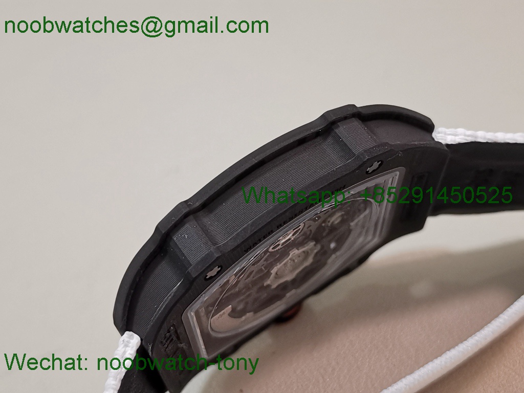 Replica Richard Mille Umi Factory RM67-02 Italy Best Black NTPT Skeleton Dial CRMA7 SuperClone V2