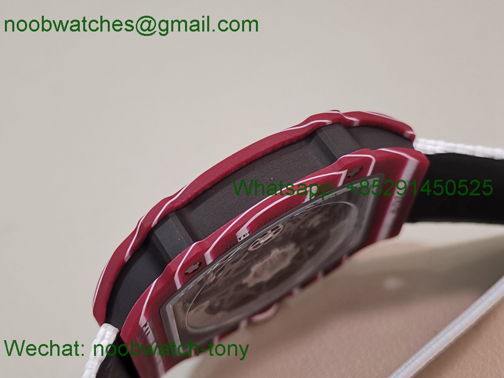 Replica Richard Mille RM67-02 Mutaz Red NTPT Umi Factory 1:1 Best SuperClone Skeleton Dial CRMA7 V2