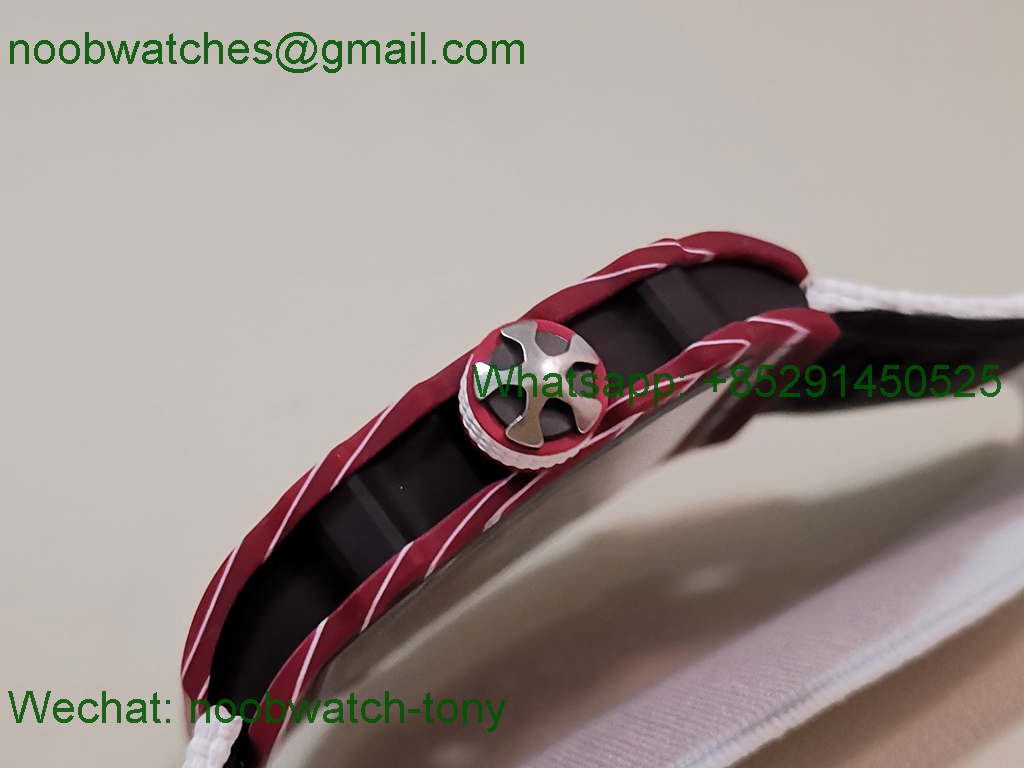 Replica Richard Mille RM67-02 Mutaz Red NTPT Umi Factory 1:1 Best SuperClone Skeleton Dial CRMA7 V2